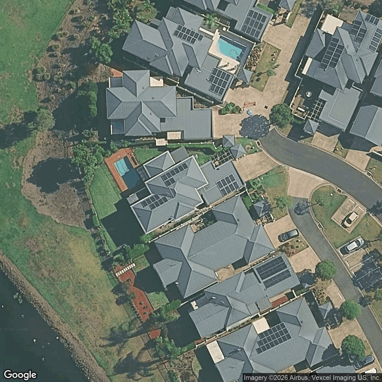 Aerial view of 242 Easthill Drive, Robina QLD 4226