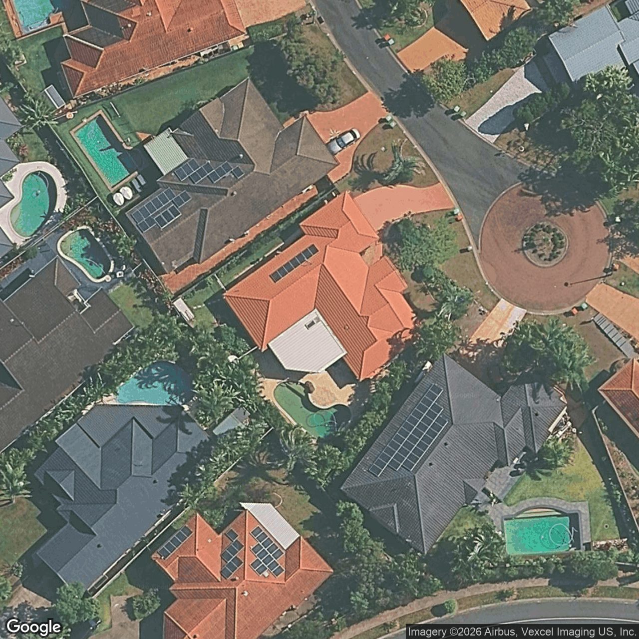 Aerial view of 7 Edithvale Court, Robina QLD 4226