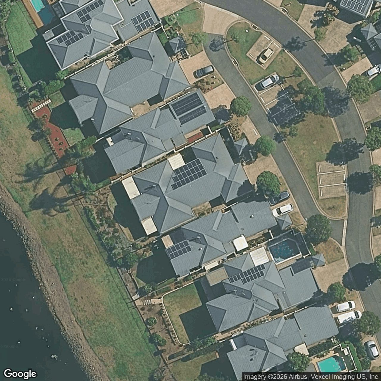 Aerial view of 239 Easthill Drive, Robina QLD 4226