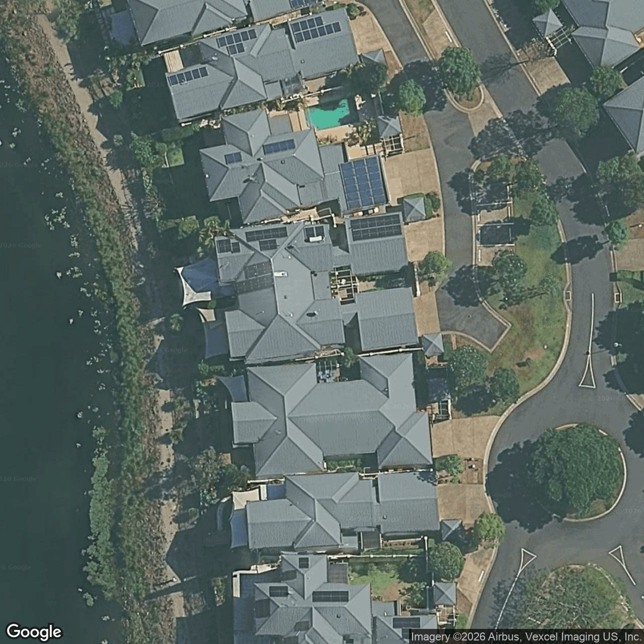 Aerial view of 224 Easthill Drive, Robina QLD 4226
