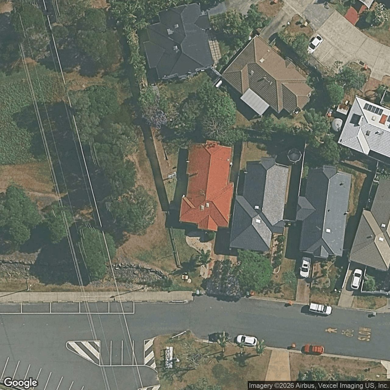 Aerial view of 7 Priddeys Road, Robina QLD 4226