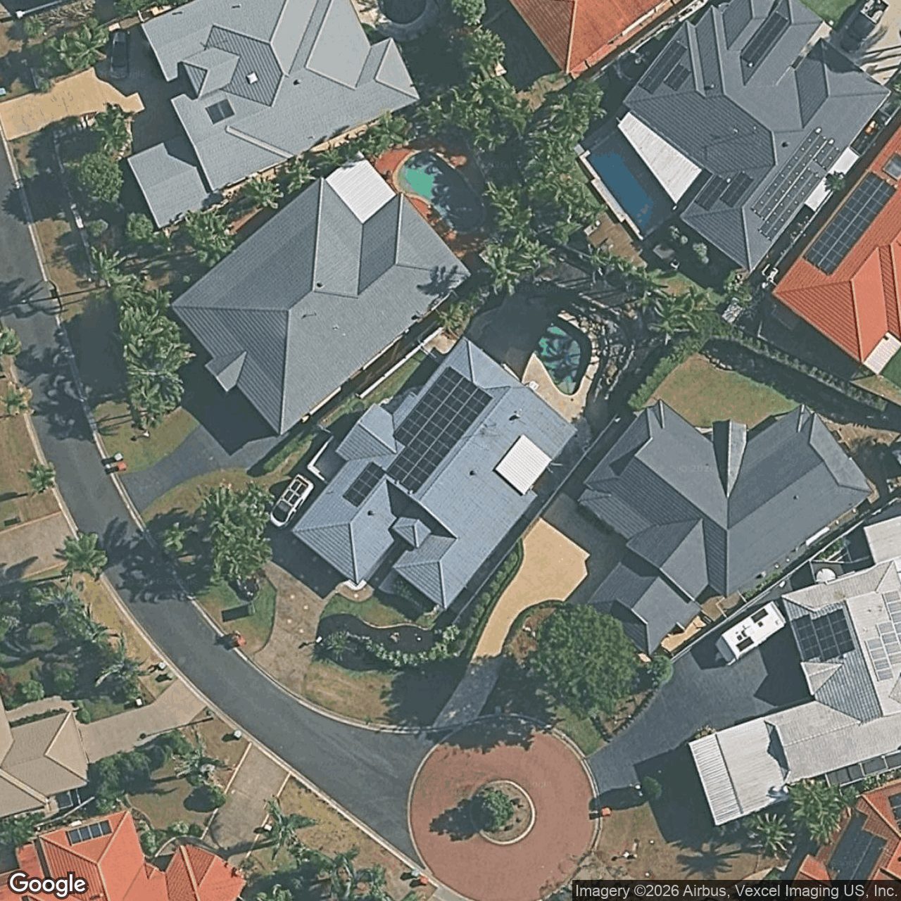 Aerial view of 7 Mornington Terrace, Robina QLD 4226