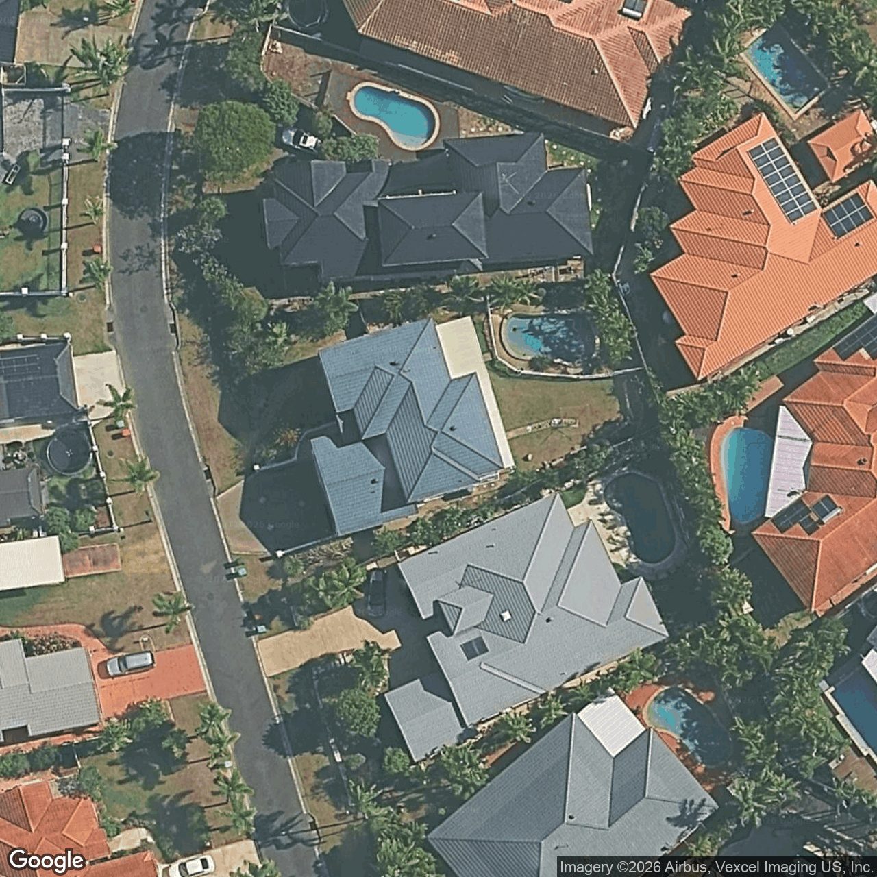 Aerial view of 13 Mornington Terrace, Robina QLD 4226