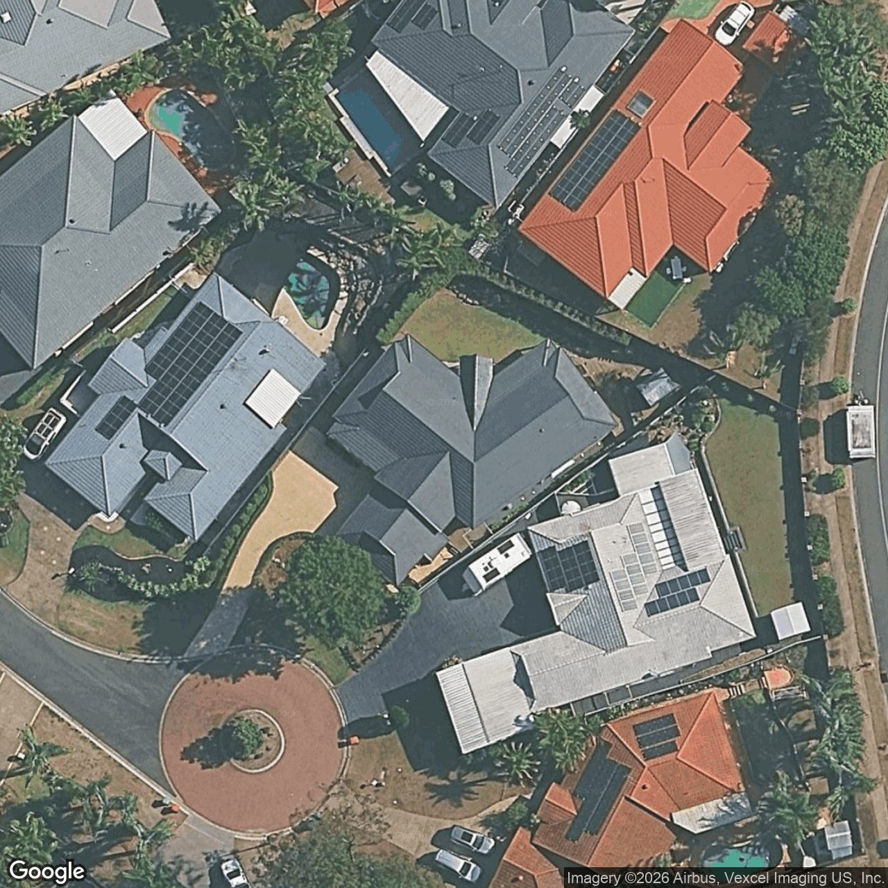 Aerial view of 5 Mornington Terrace, Robina, QLD 4226