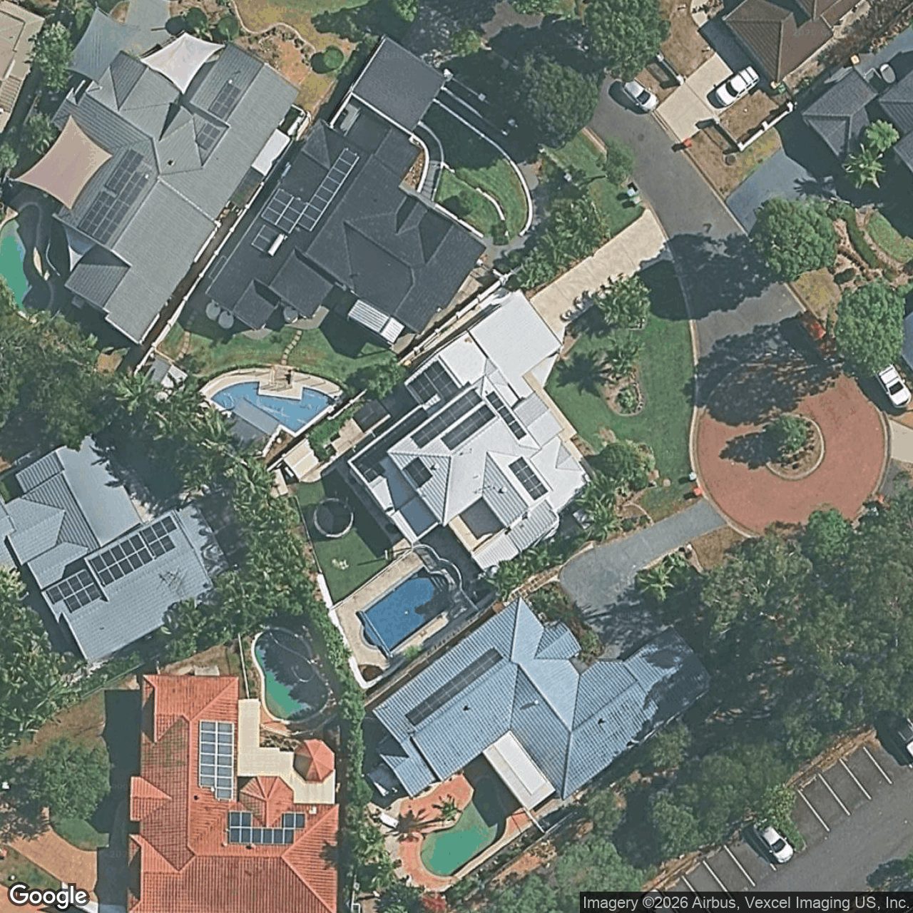 Aerial view of 37 Mornington Terrace, Robina QLD 4226