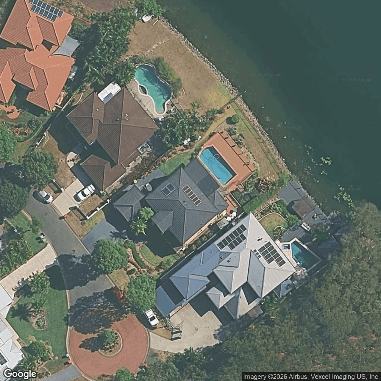 Aerial view of 54 Mornington Terrace, Robina QLD 4226