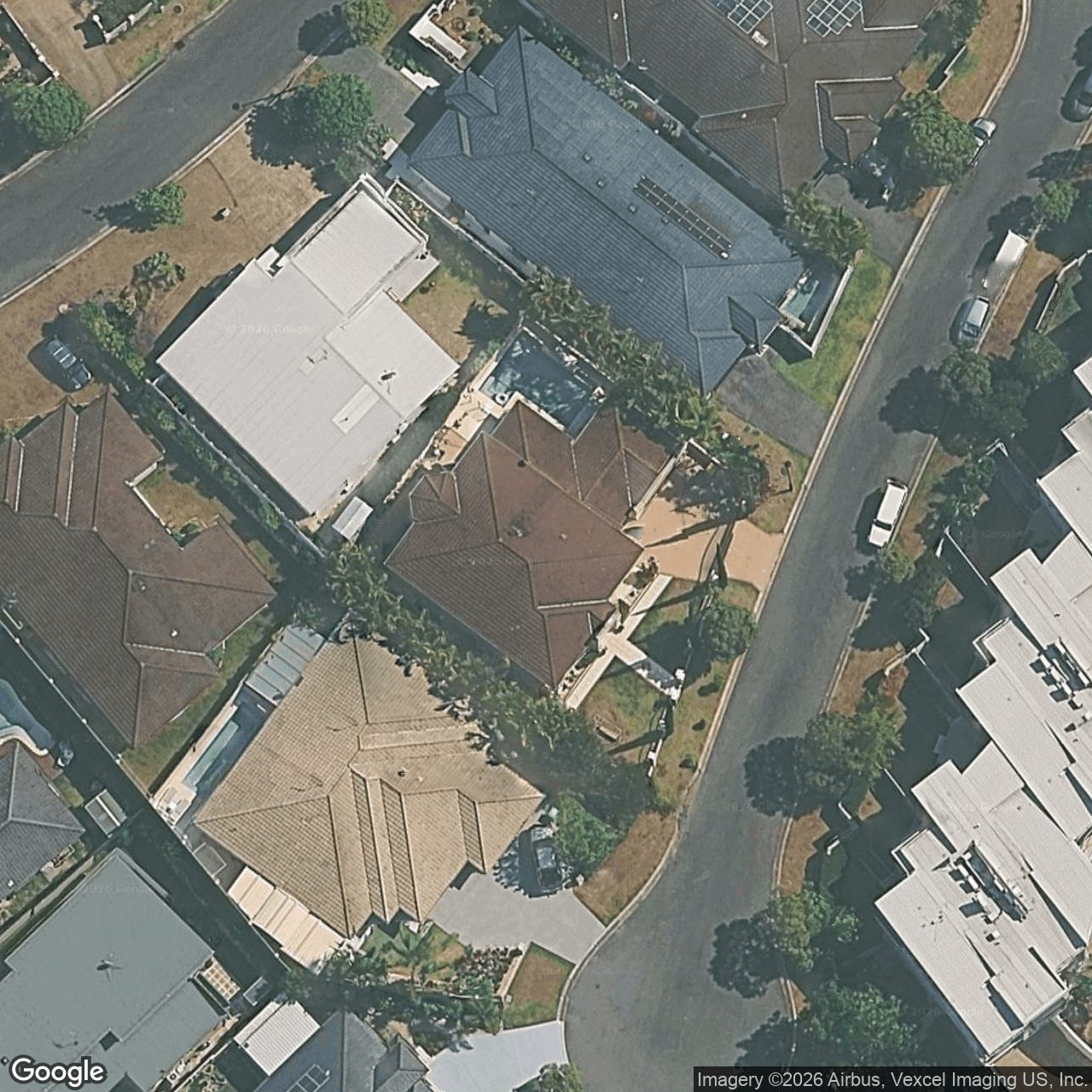 Aerial view of 13 Orchid Tree Court, Robina QLD 4226