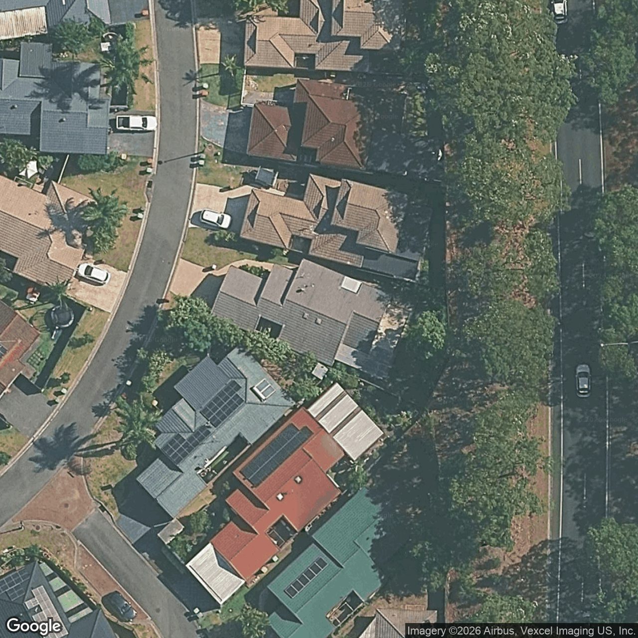 Aerial view of 14 Parkside Circuit, Robina QLD 4226