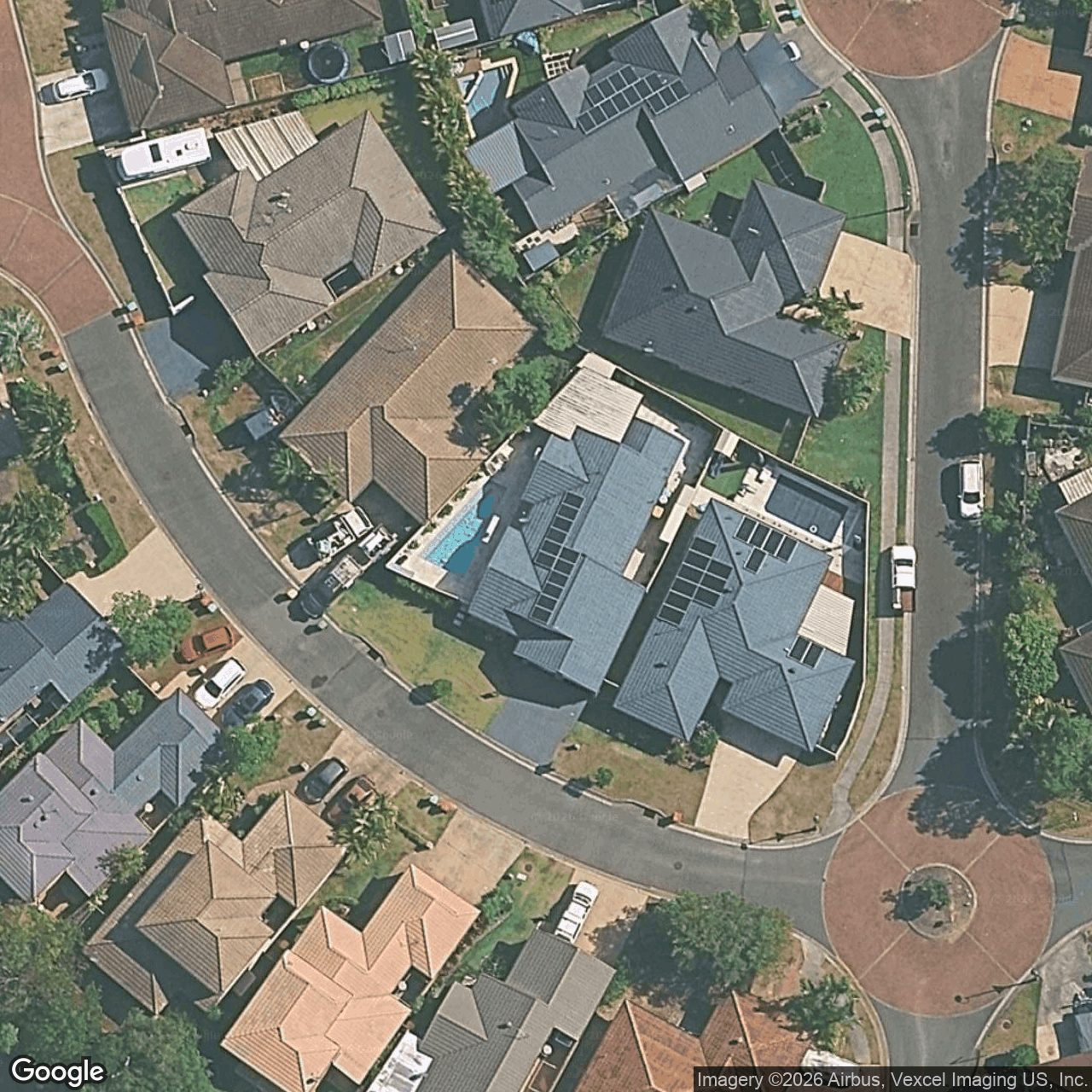 Aerial view of 17 Parkside Circuit, Robina QLD 4226