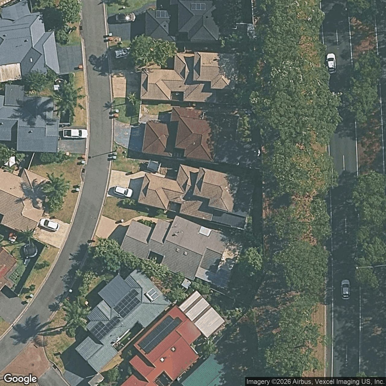 Aerial view of 12 Parkside Circuit, Robina QLD 4226