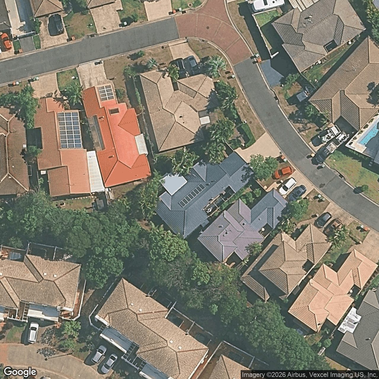 Aerial view of 34 Parkside Circuit, Robina QLD 4226