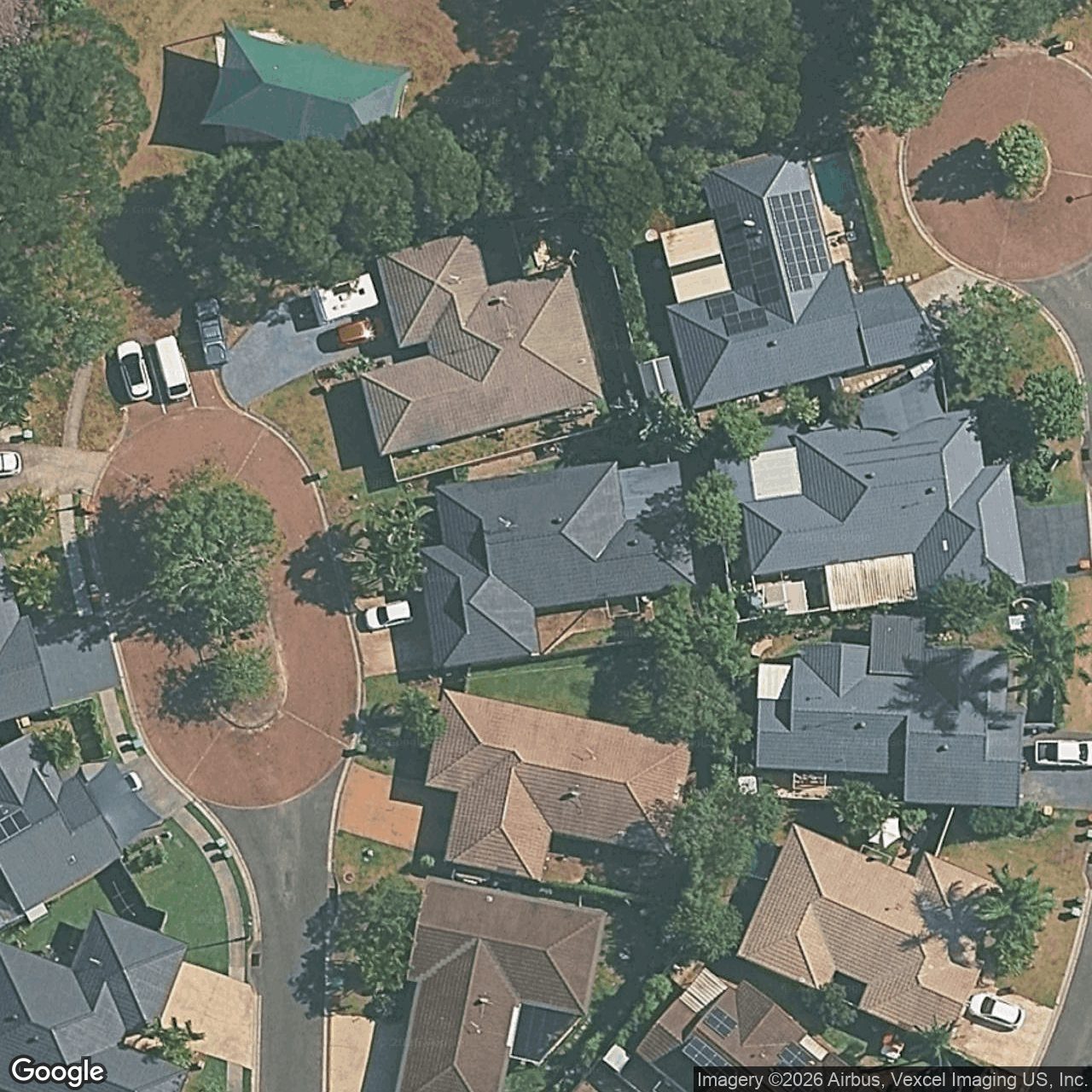Aerial view of 47 Glenside Drive, Robina QLD 4226