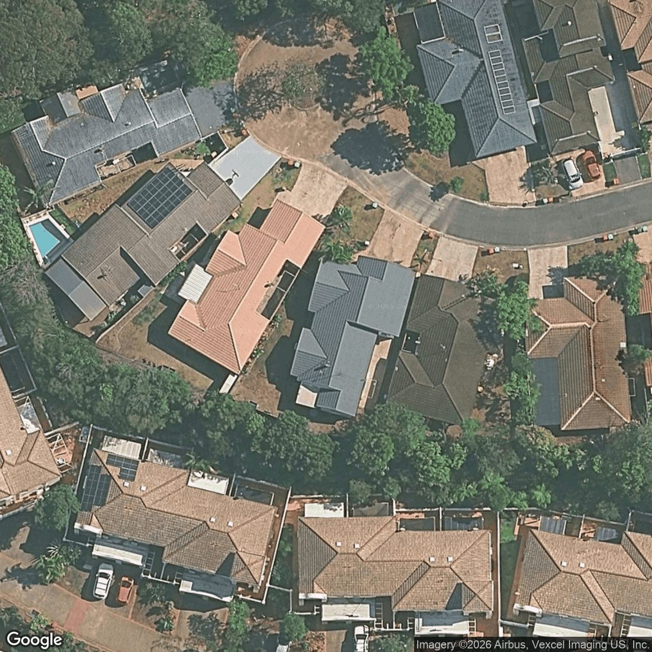 Aerial view of 12 Tusmore Place, Robina QLD 4226