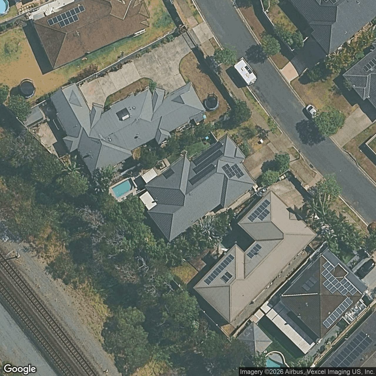 Aerial view of 39 Heights Drive, Robina QLD 4226