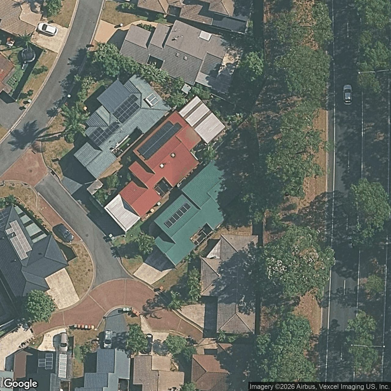 Aerial view of 6 Stepney Close, Robina QLD 4226