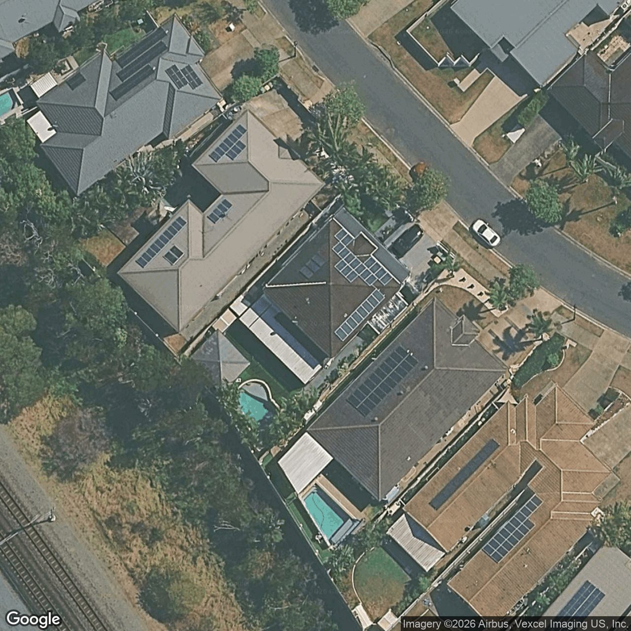 Aerial view of 43 Heights Drive, Robina QLD 4226