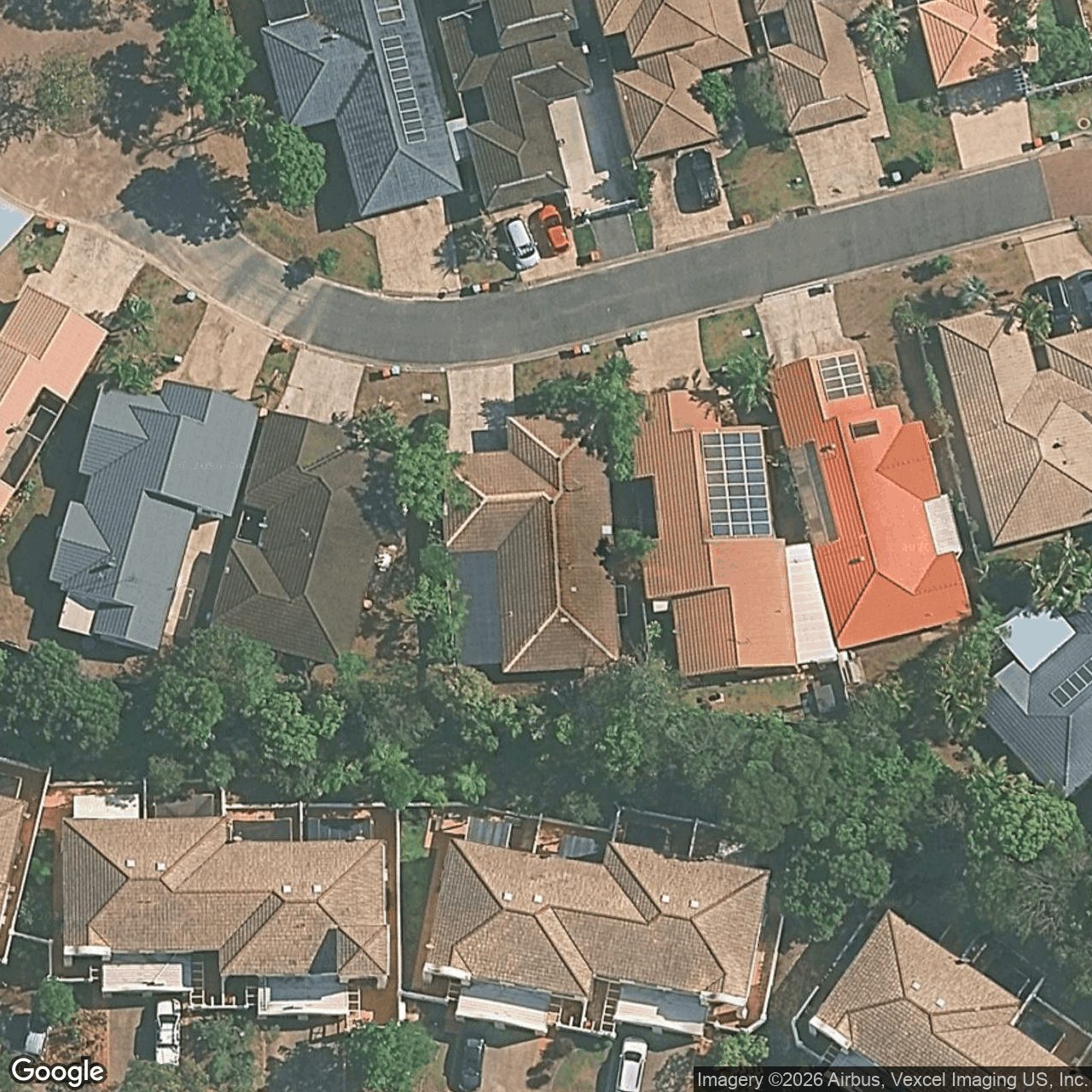 Aerial view of 8 Tusmore Place, Robina QLD 4226