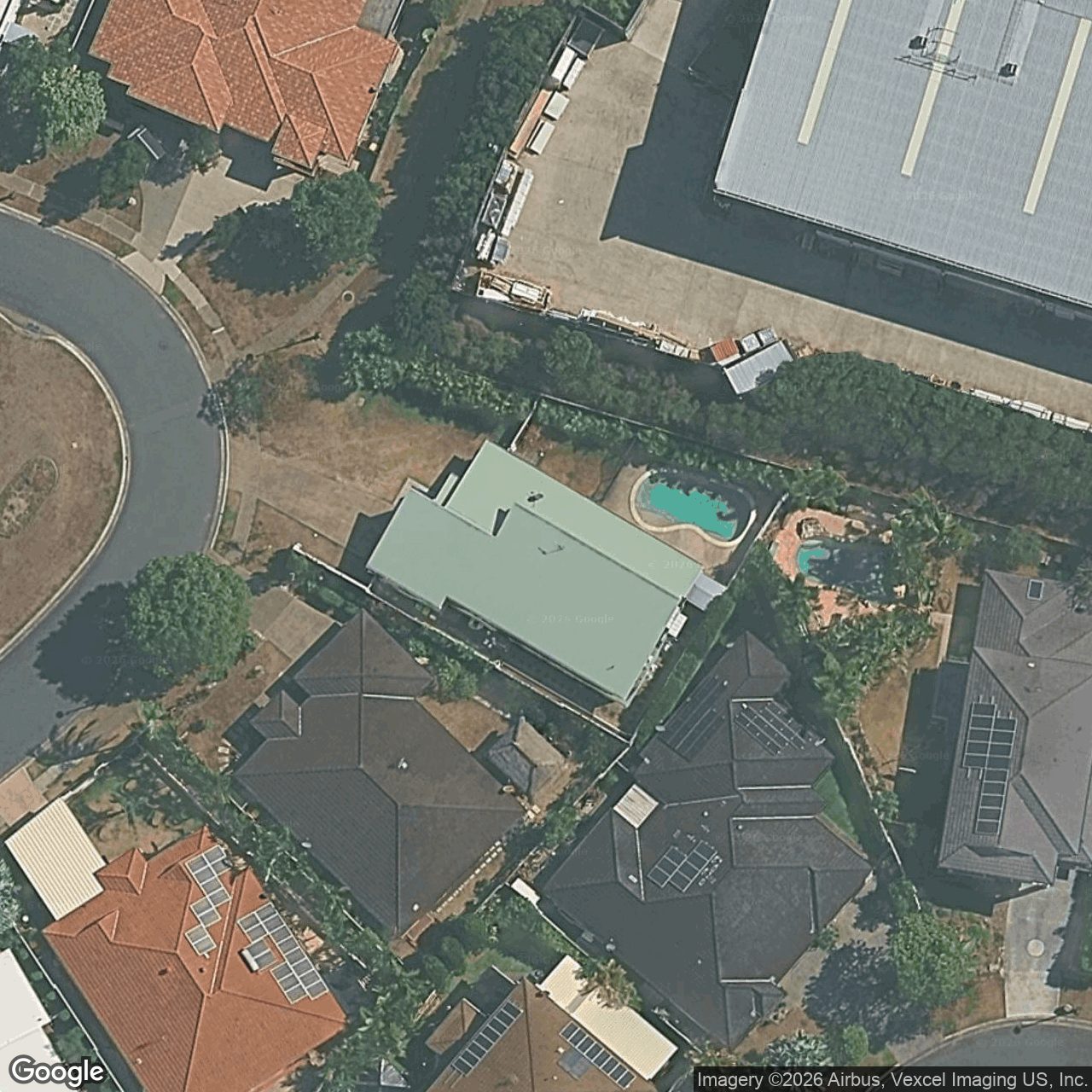 Aerial view of 36 Heights Drive, Robina QLD 4226