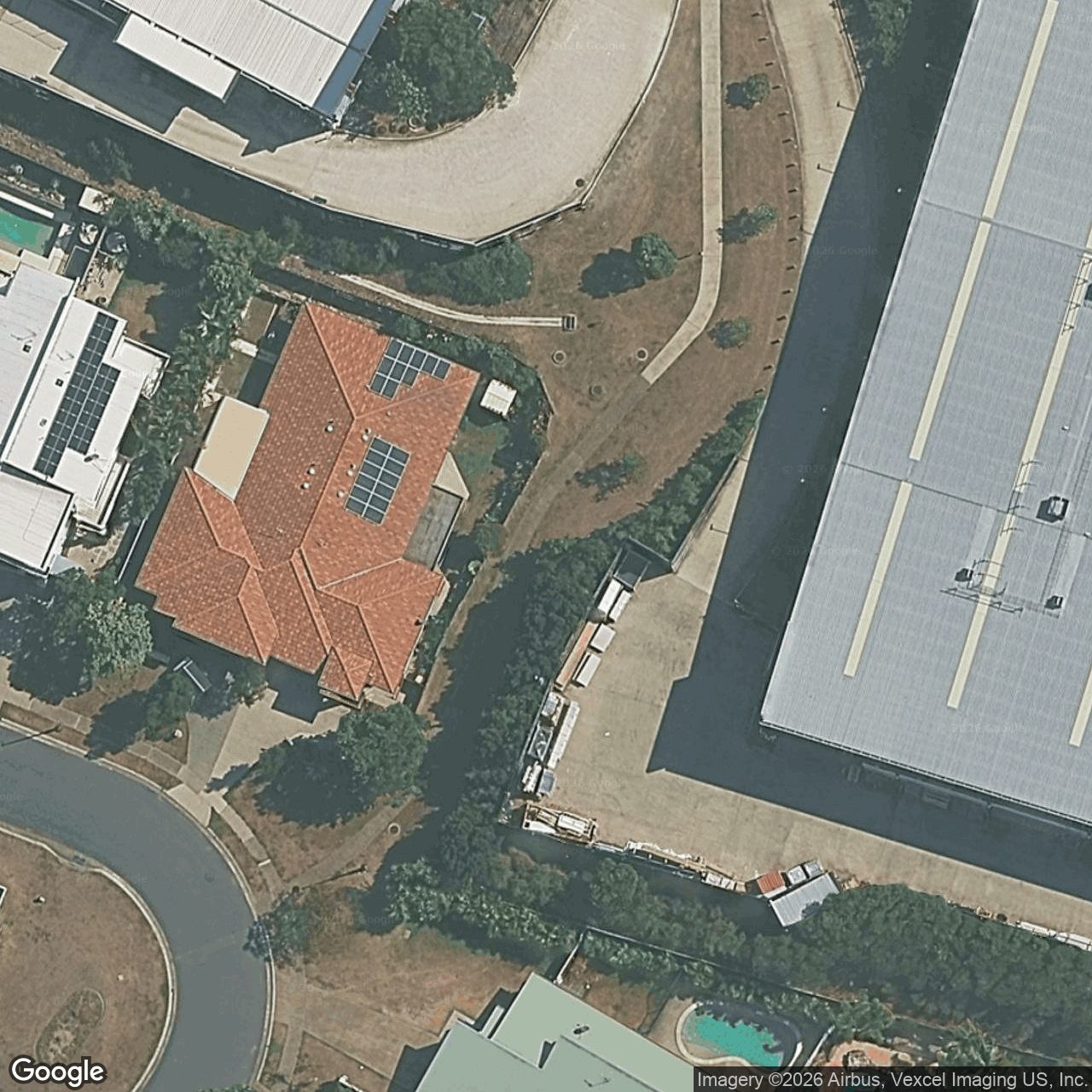 Aerial view of 32 Heights Drive, Robina QLD 4226