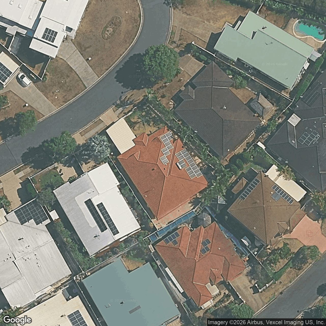 Aerial view of 40 Heights Drive, Robina QLD 4226