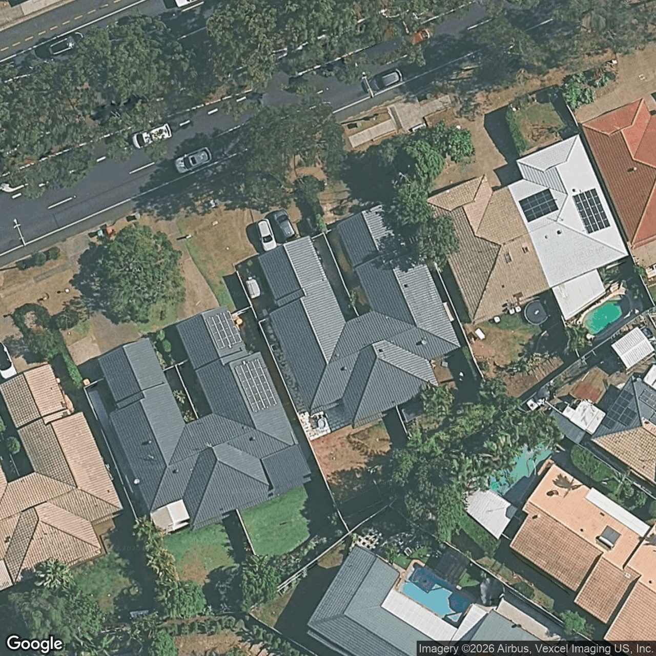 Aerial view of 2/38 Cheltenham Drive, Robina QLD 4226