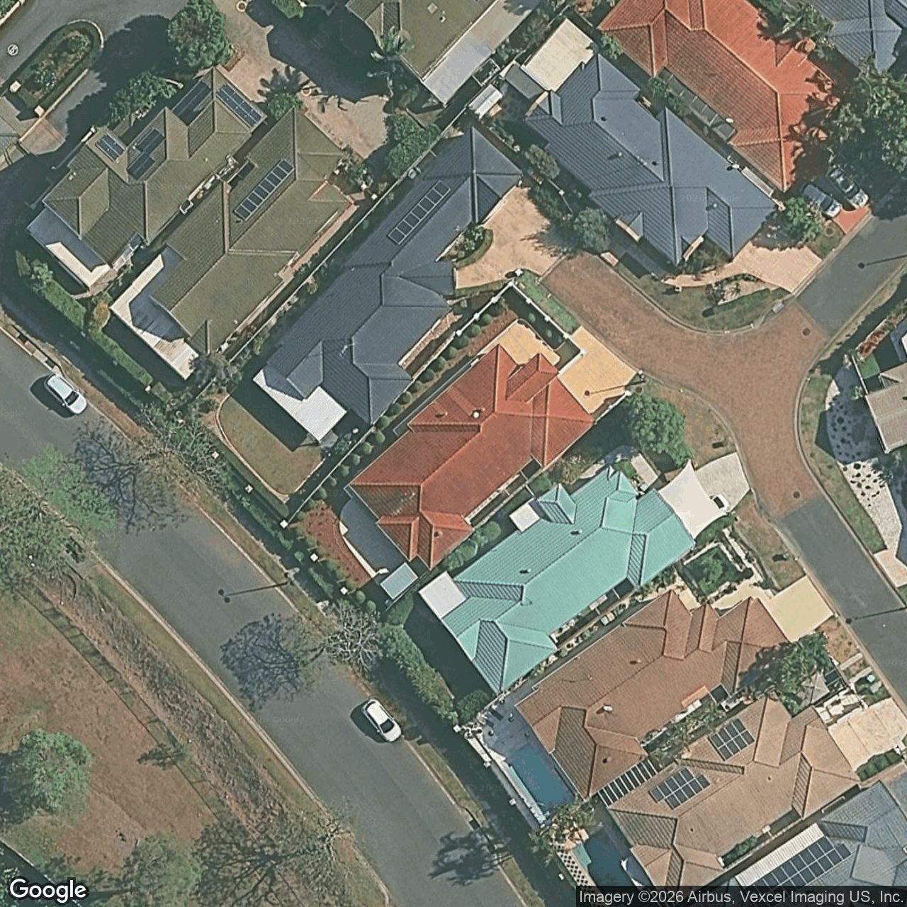 Aerial view of 28 Hillsborough Close, Robina QLD 4226