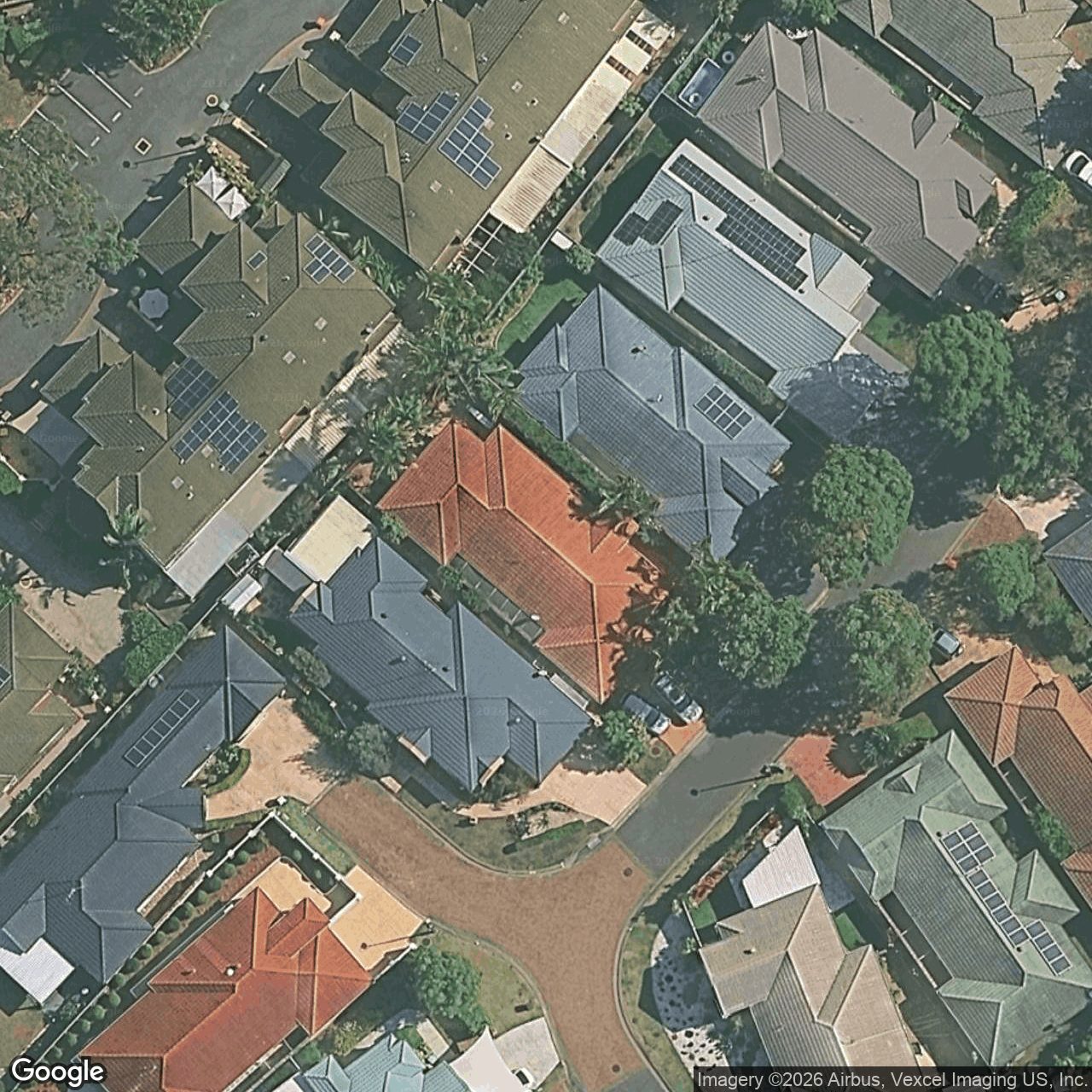 Aerial view of 34 Hillsborough Close, Robina QLD 4226