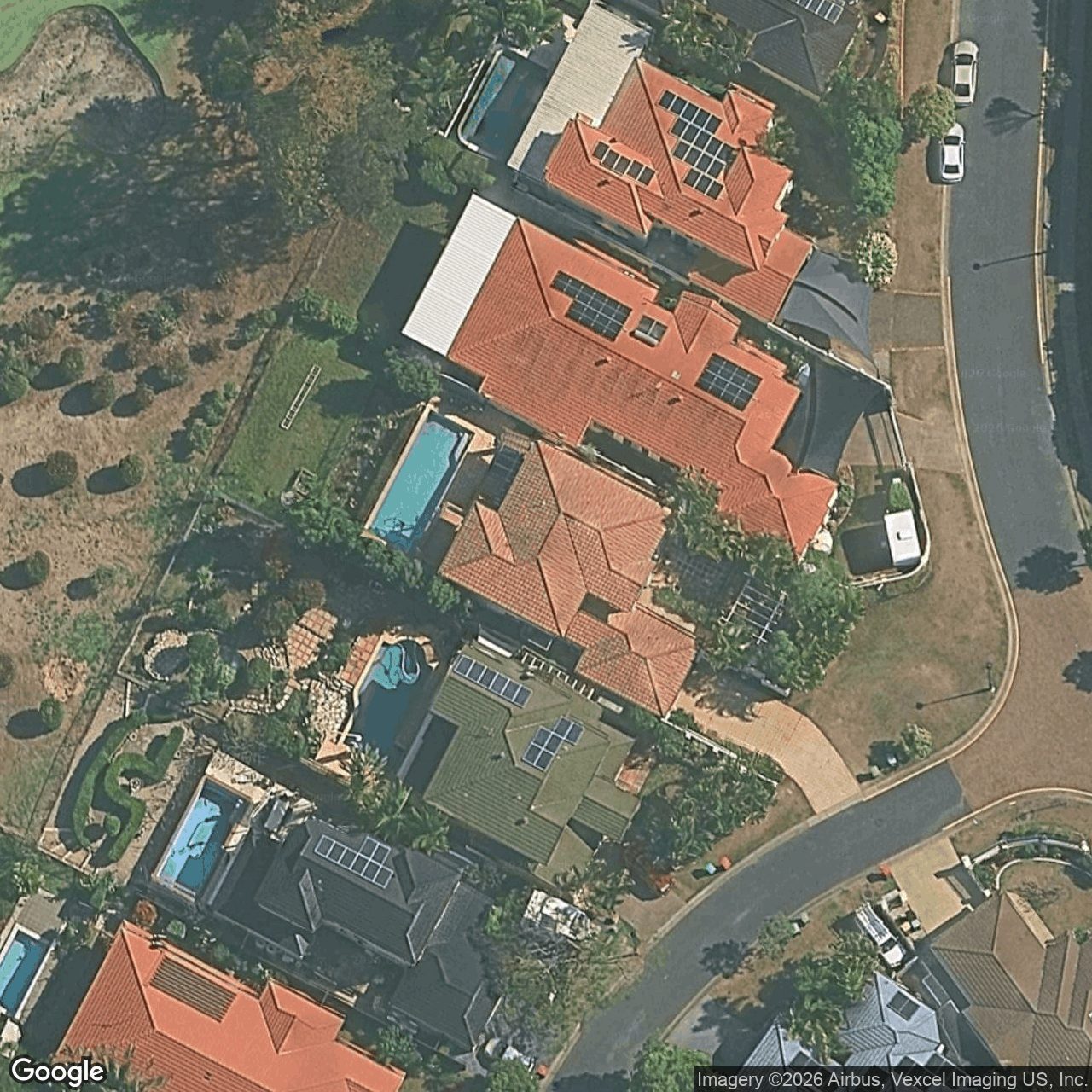 Aerial view of 72 Concord Circuit, Robina QLD 4226
