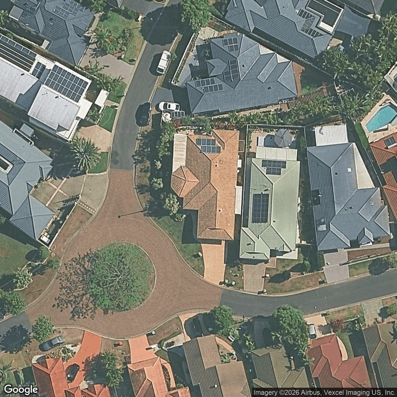 Aerial view of 29 Concord Circuit, Robina QLD 4226
