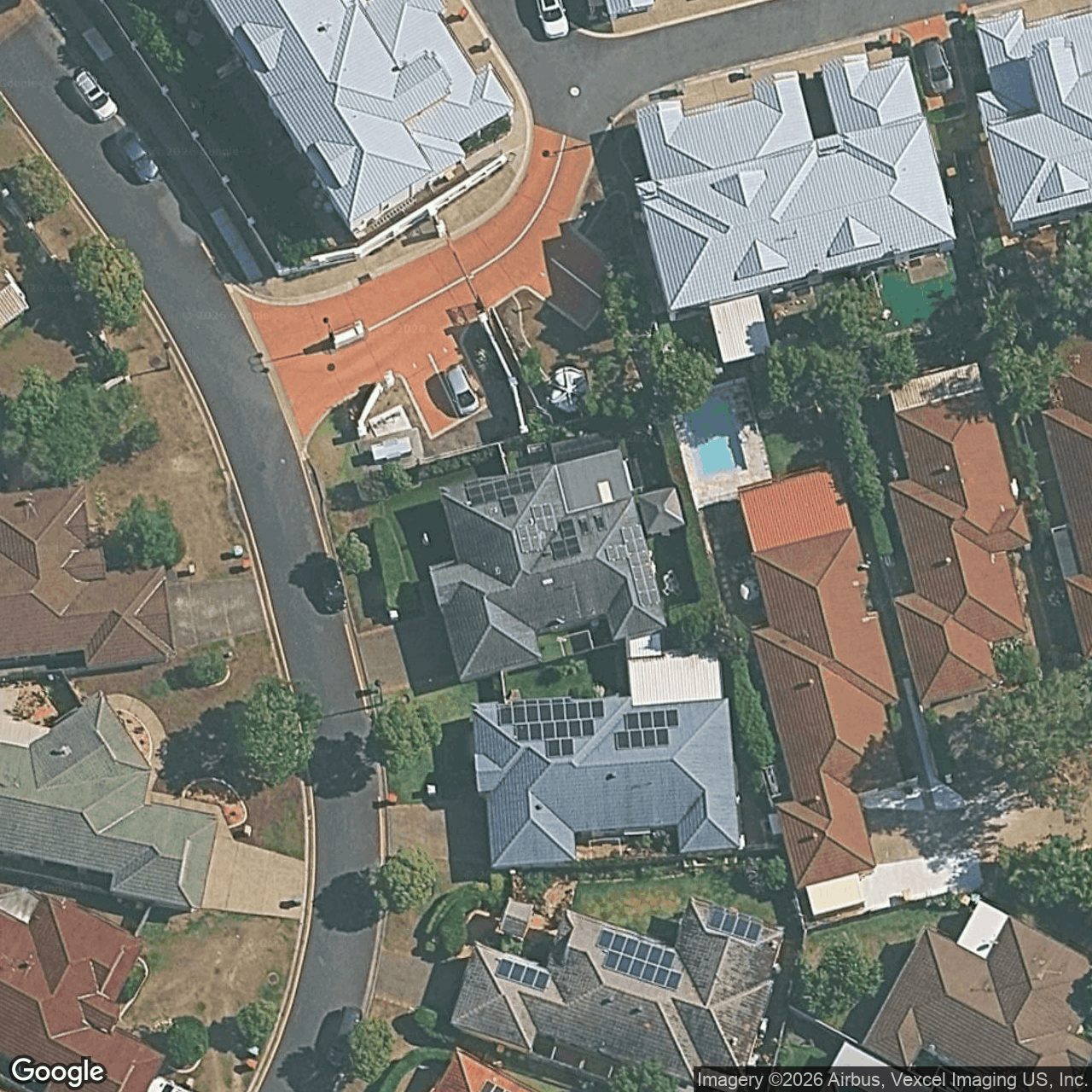 Aerial view of 4 Concord Circuit, Robina QLD 4226