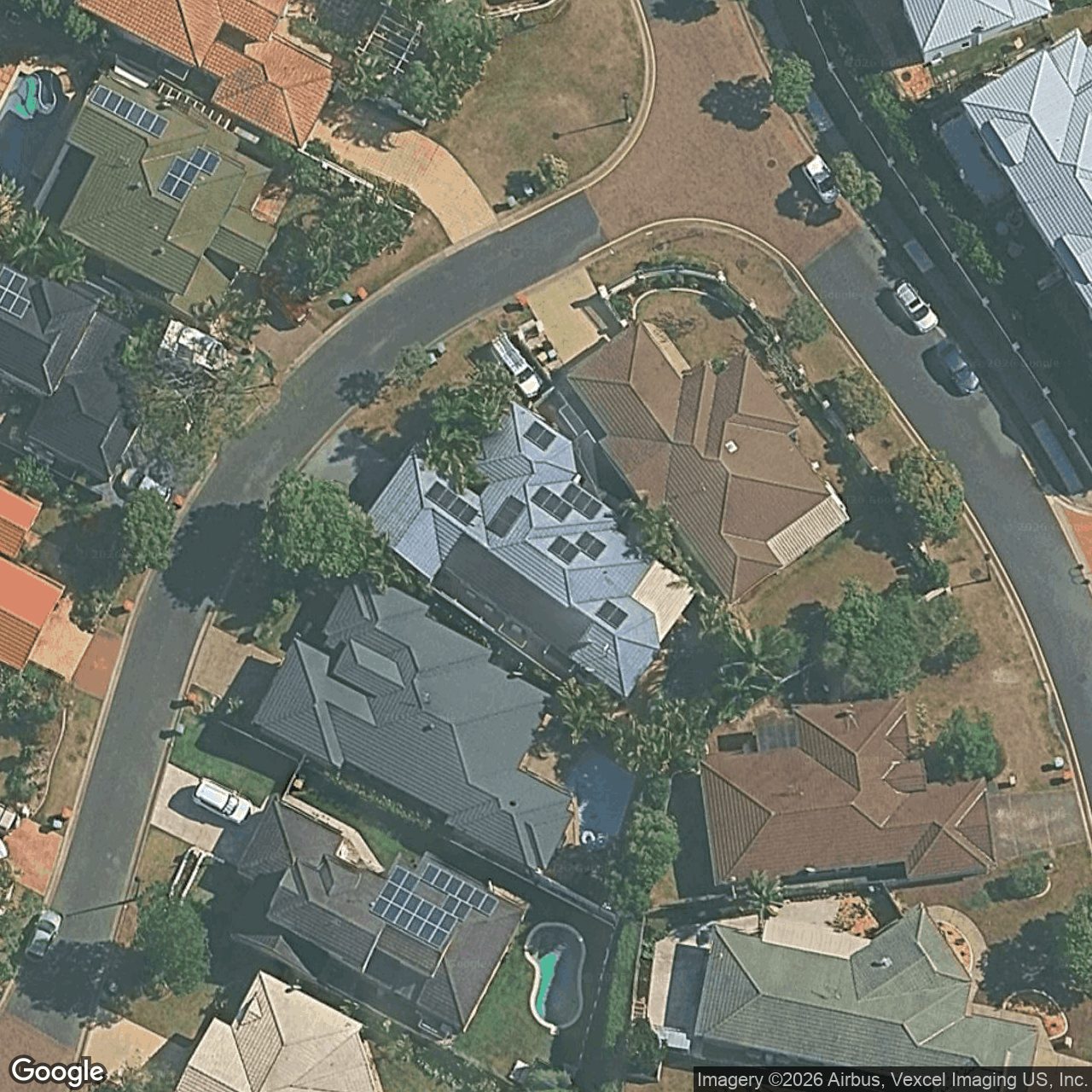 Aerial view of 51 Concord Circuit, Robina QLD 4226
