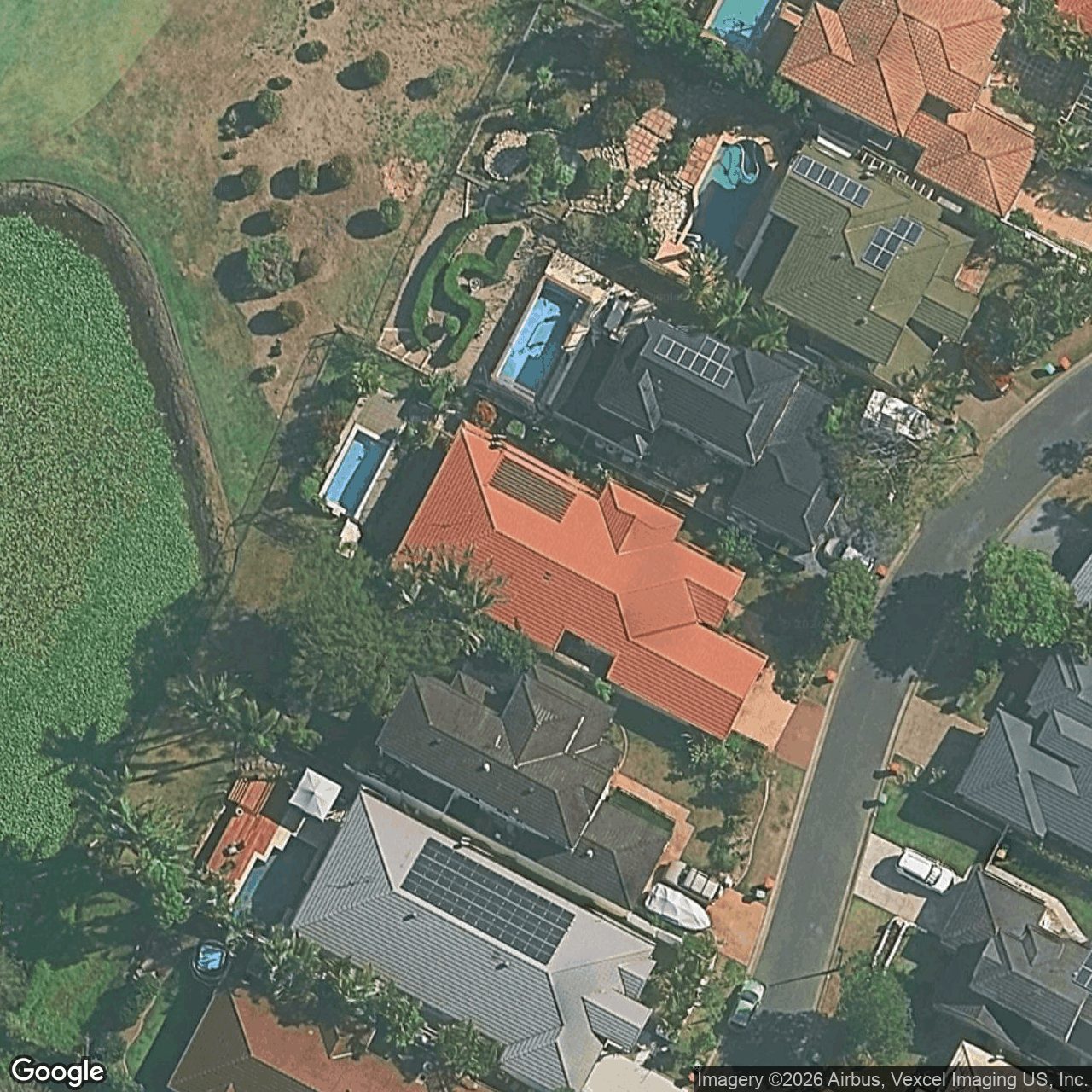 Aerial view of 66 Concord Circuit, Robina QLD 4226