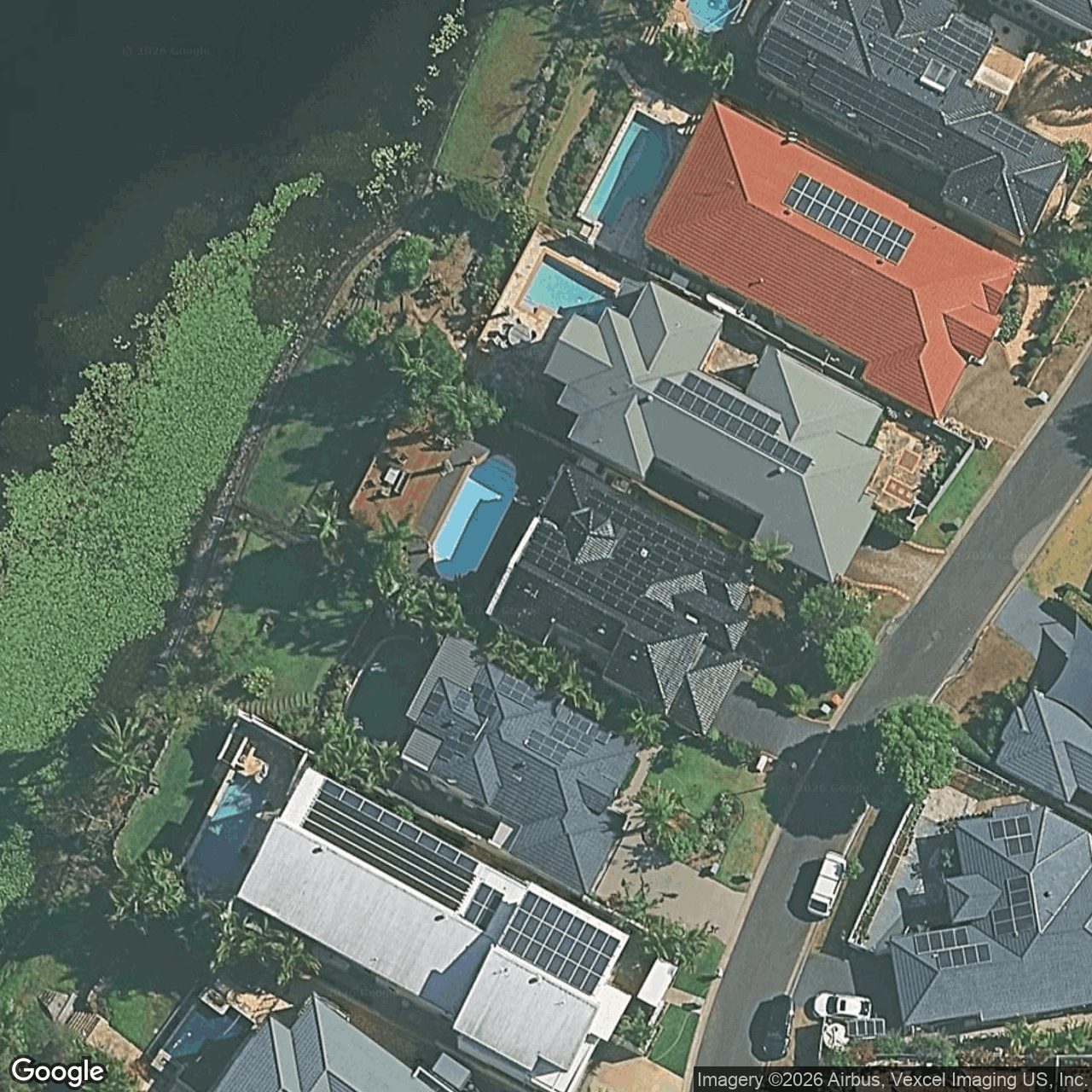 Aerial view of 50 Concord Circuit, Robina QLD 4226