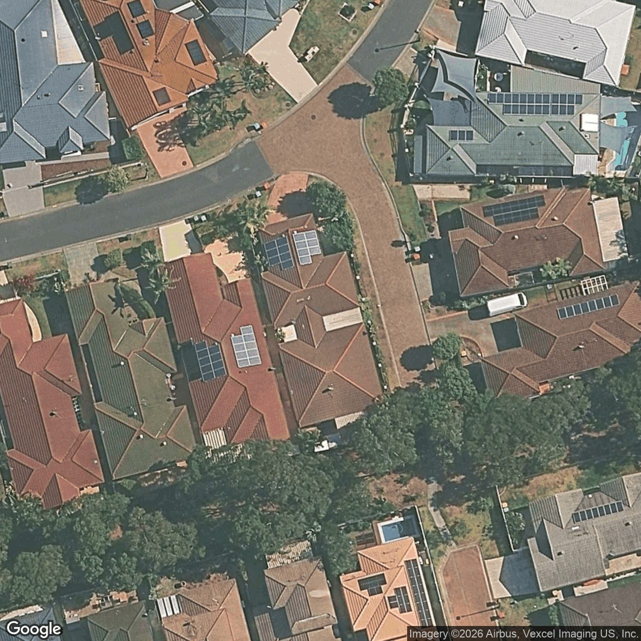 Aerial view of 30 Concord Circuit, Robina QLD 4226