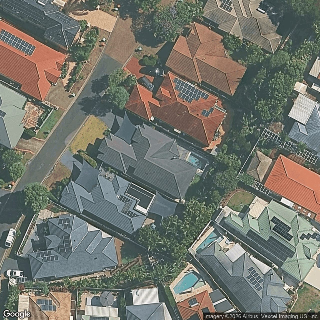 Aerial view of 35 Concord Circuit, Robina QLD 4226