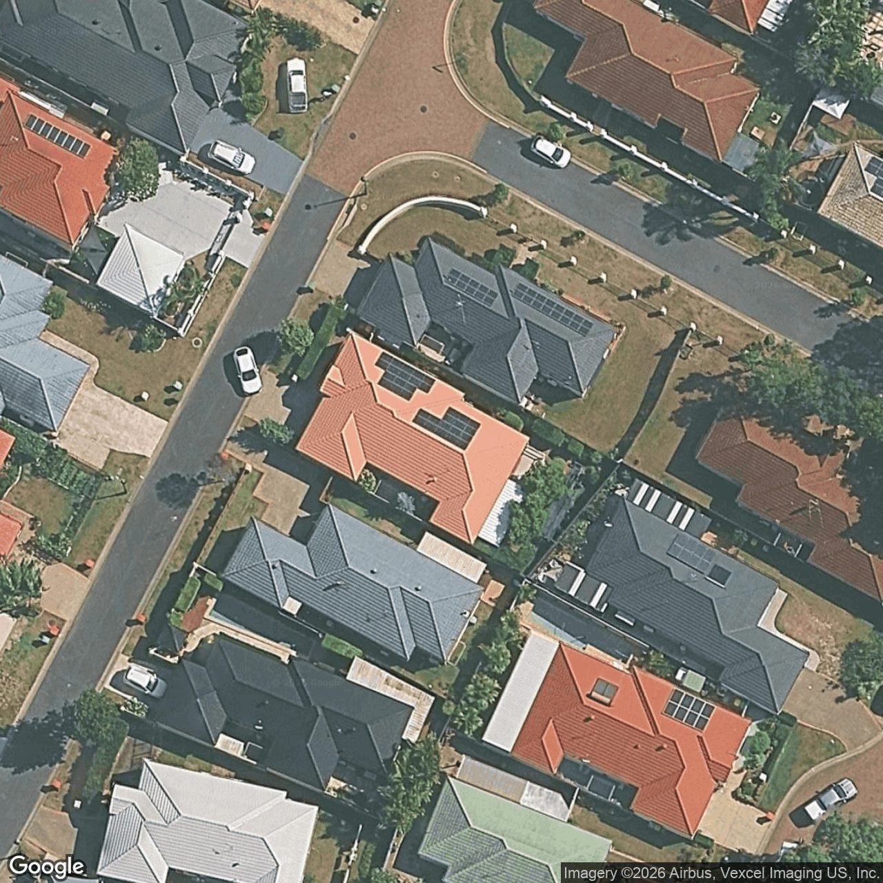 Aerial view of 16 Concord Circuit, Robina QLD 4226