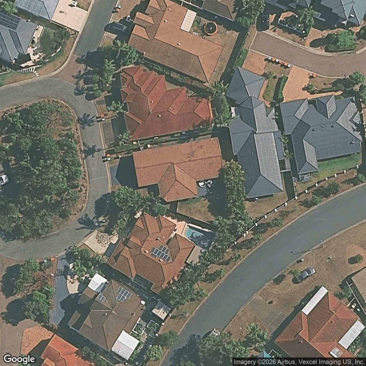 Aerial view of 10 Highgate Lane, Robina QLD 4226