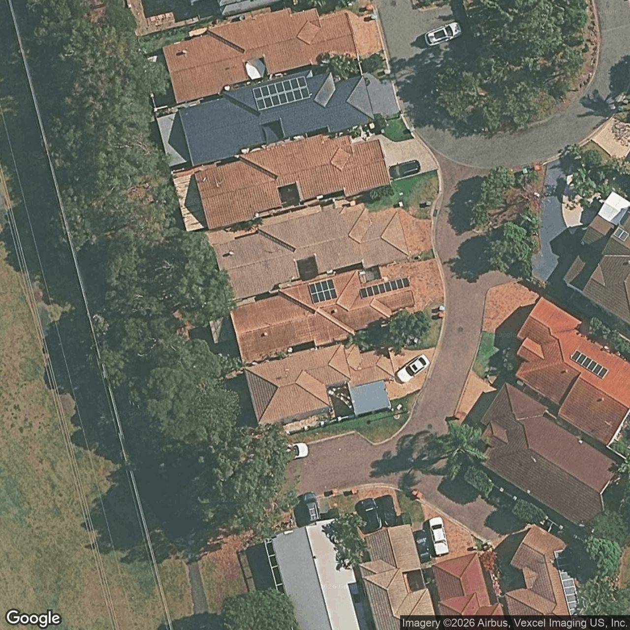 Aerial view of 21 Highgate Lane, Robina QLD 4226