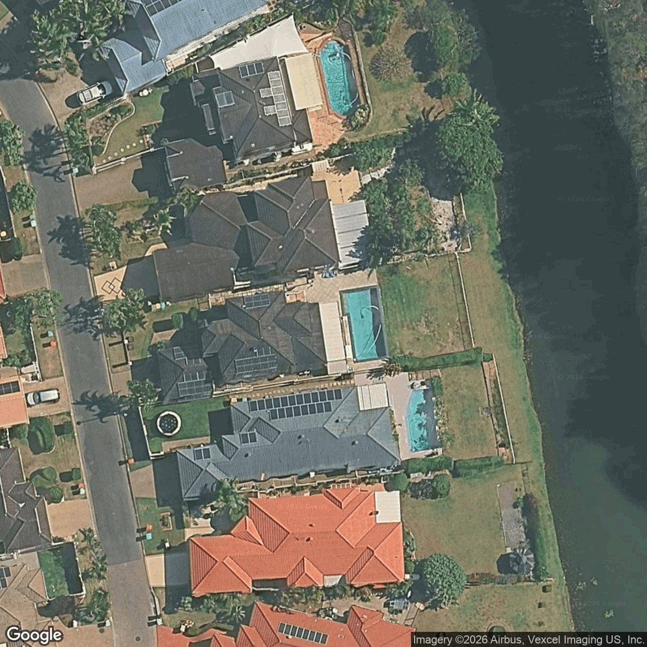 Aerial view of 29 Cedarwood Crescent, Robina QLD 4226