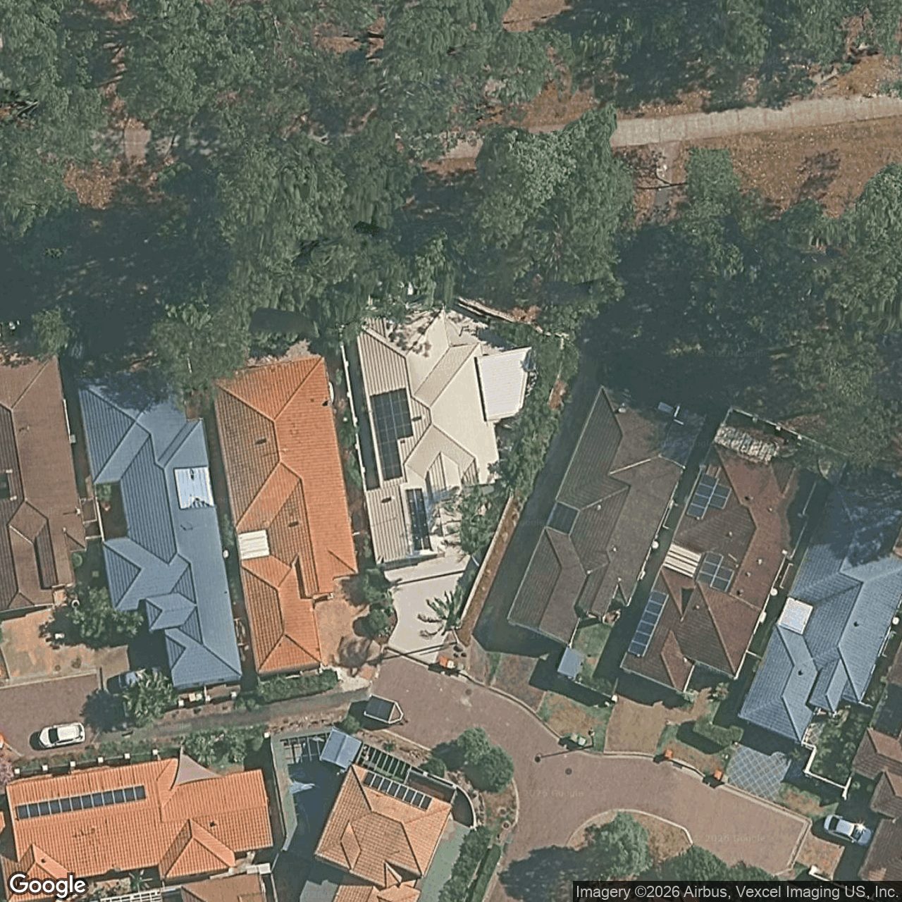 Aerial view of 6 Glenalta Place, Robina QLD 4226