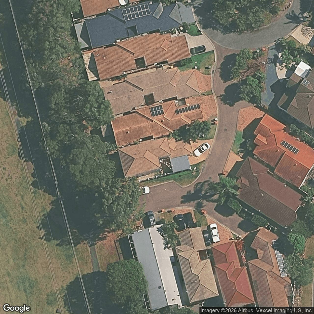 Aerial view of 23 Highgate Lane, Robina QLD 4226