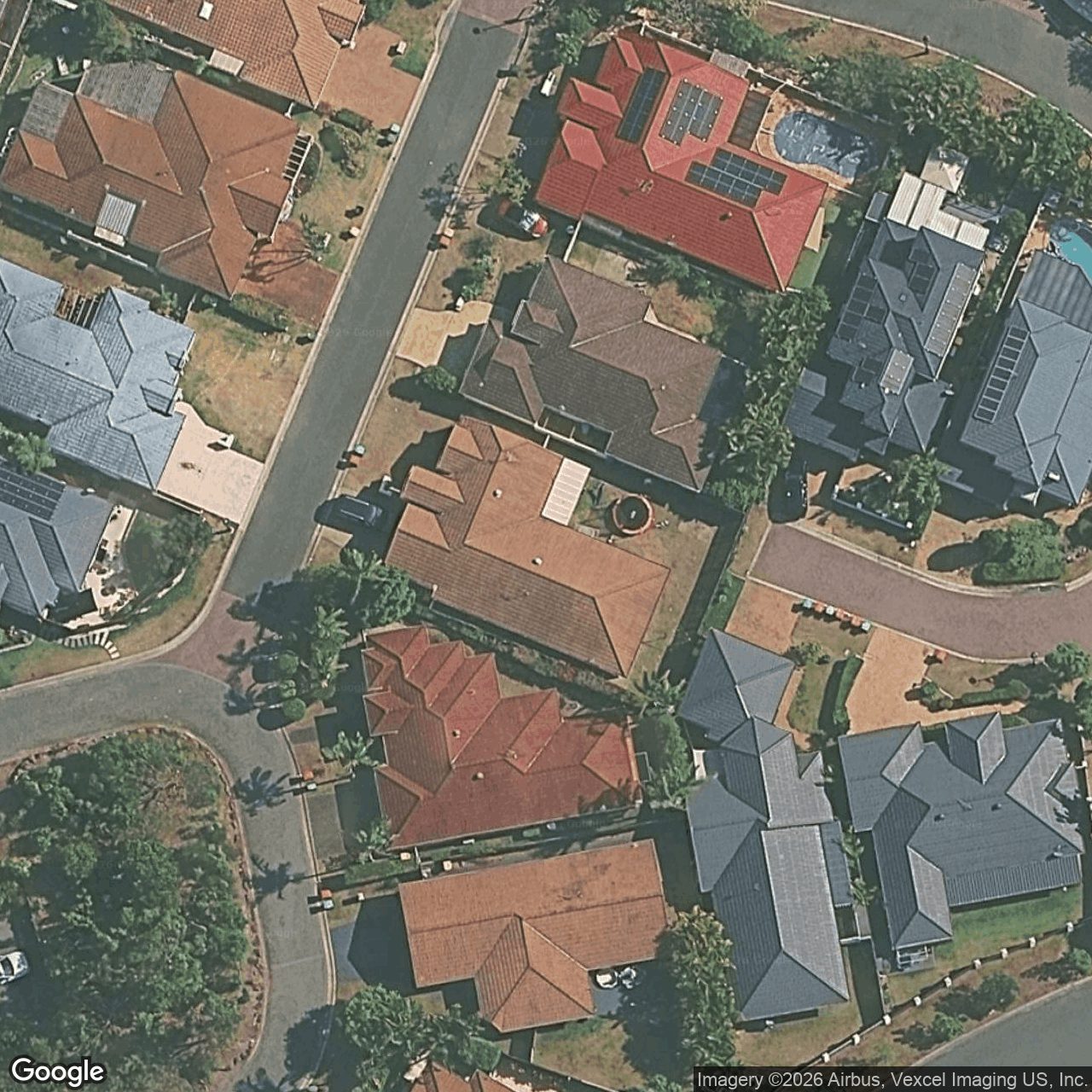 Aerial view of 6 Highgate Lane, Robina QLD 4226