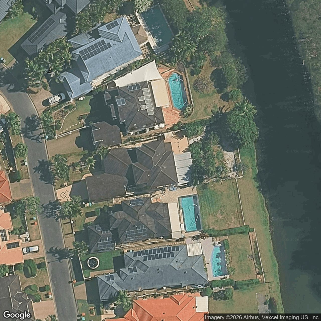 Aerial view of 31 Cedarwood Crescent, Robina QLD 4226