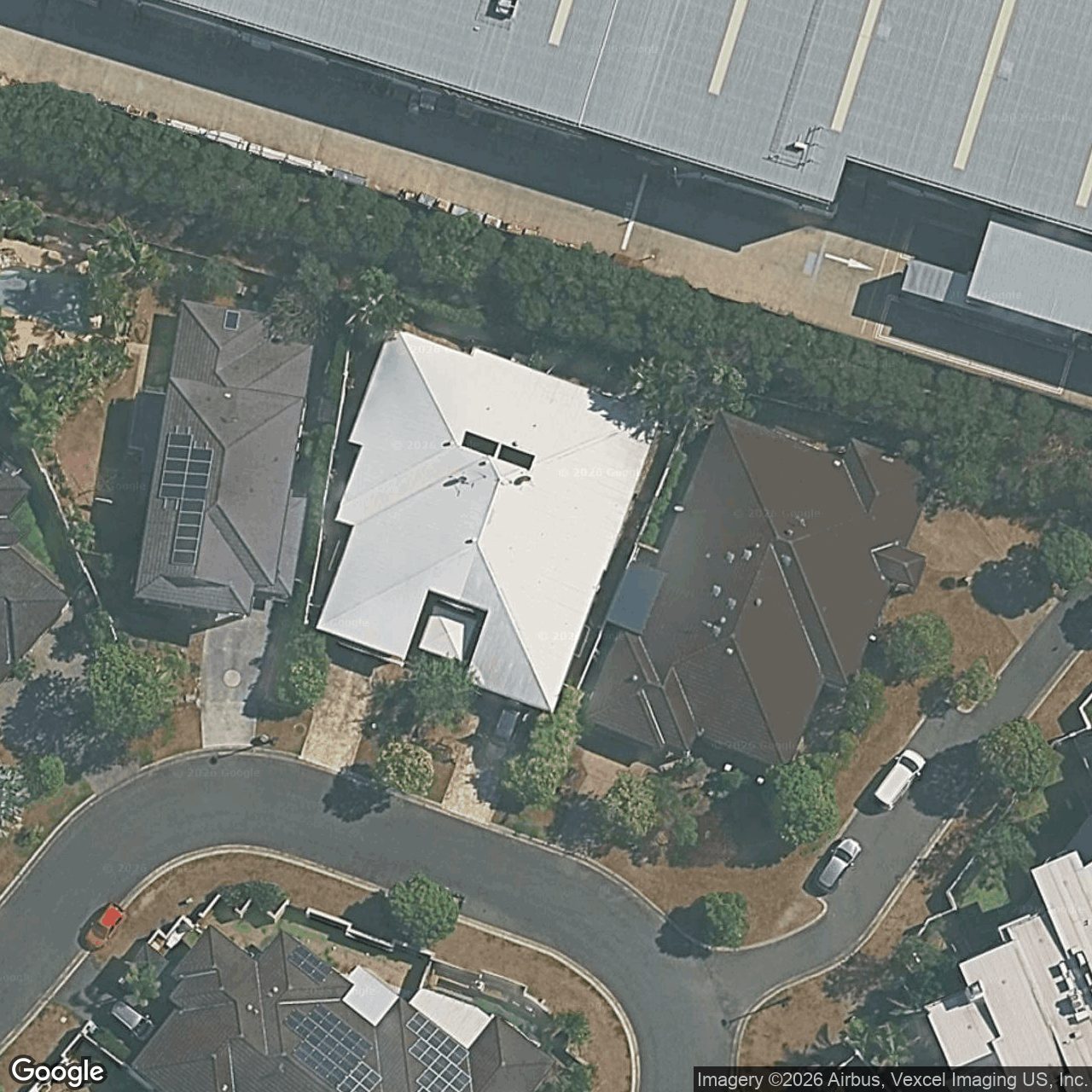 Aerial view of 2/14 Orchid Tree Court
