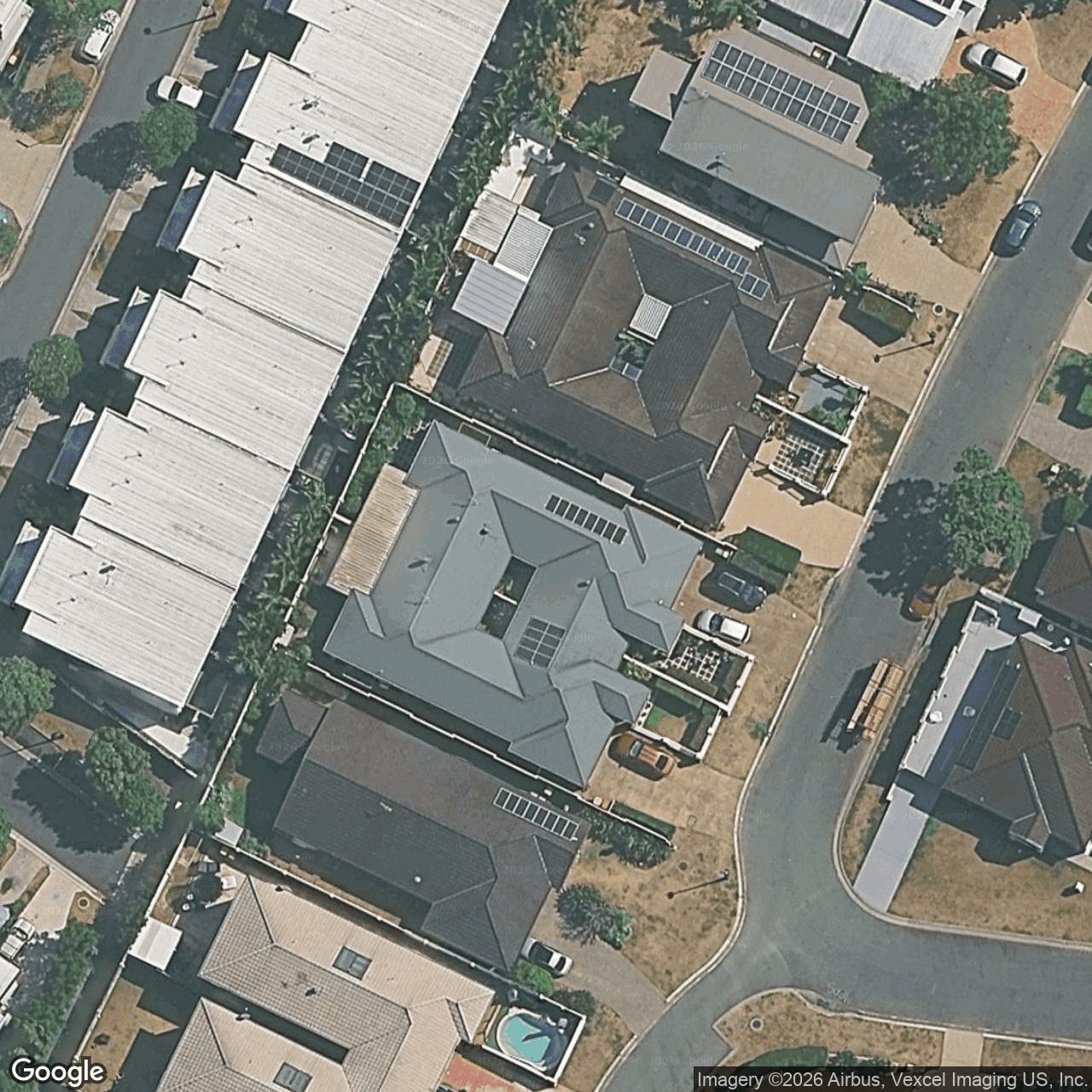 Aerial view of 2/9 Silvermaple Street