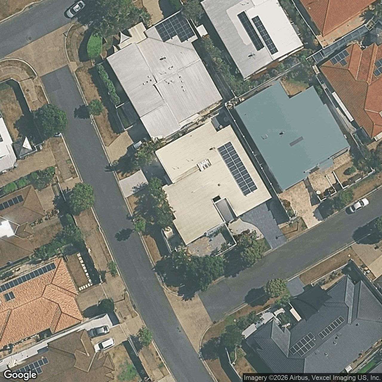 Aerial view of 46 Heights Drive, Robina QLD 4226