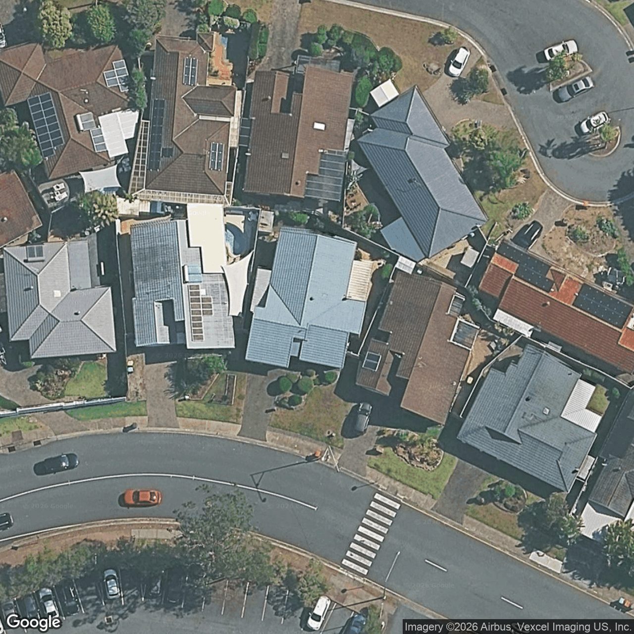 Aerial view of 9 Commerce Drive, Robina QLD 4226