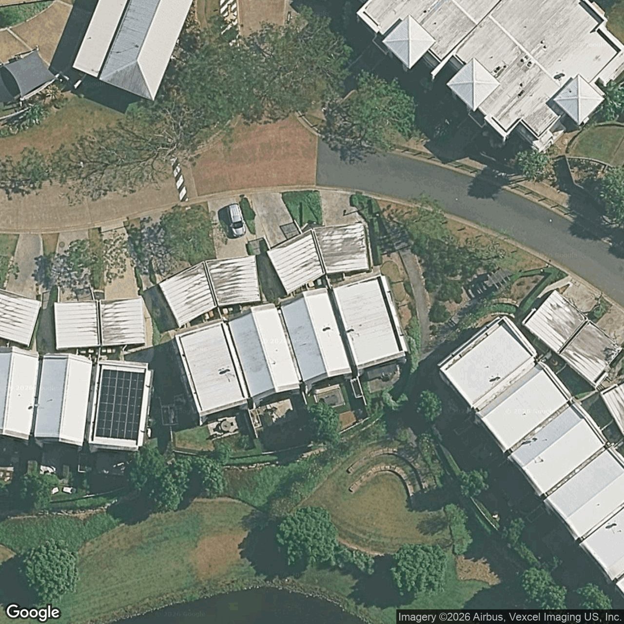 Aerial view of 70 Peninsula Drive, Robina QLD 4226