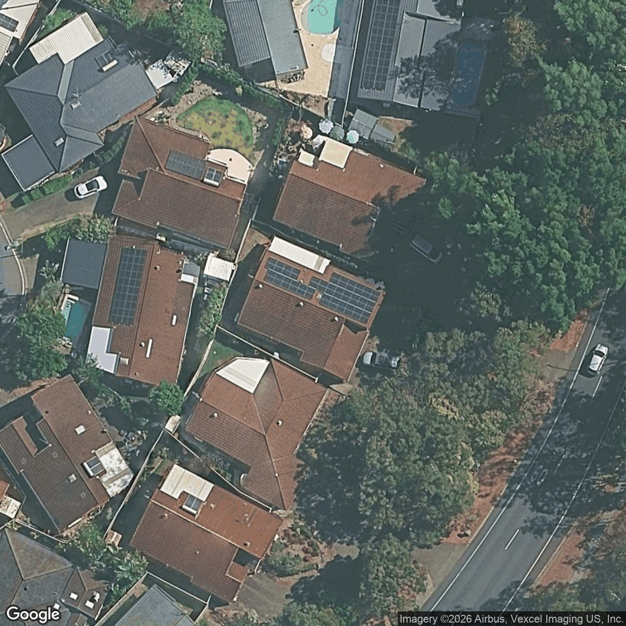 Aerial view of 3/189 Ron Penhaligon Way, Robina QLD 4226