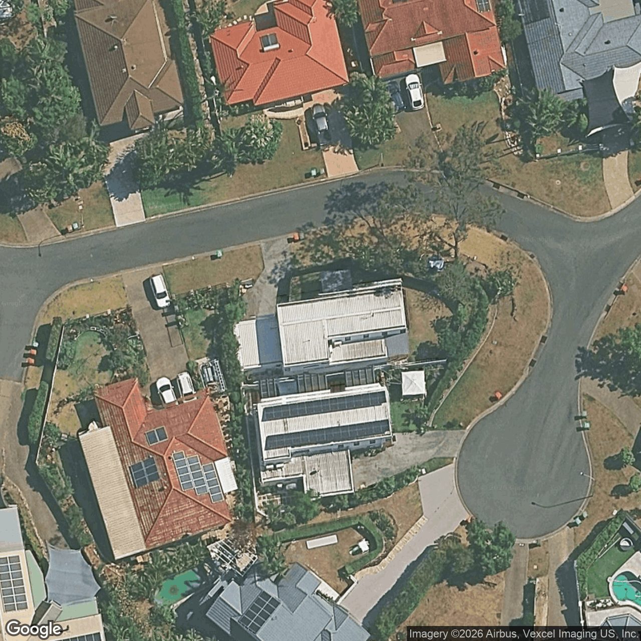 Aerial view of 1/14 Pinehurst Place, Robina QLD 4226